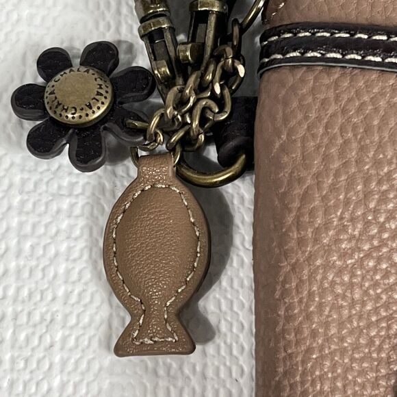 Chala CAT Cellphone Crossbody Handbag Brown PETA Approved Vegan Leather - Picture 6 of 16